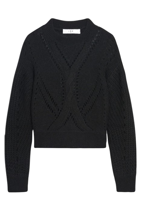 TEODORA KNITTED SWEATER IN BLACK 4
