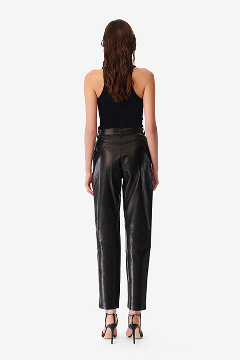 HAZEL LEATHER PANT IN BLACK 2