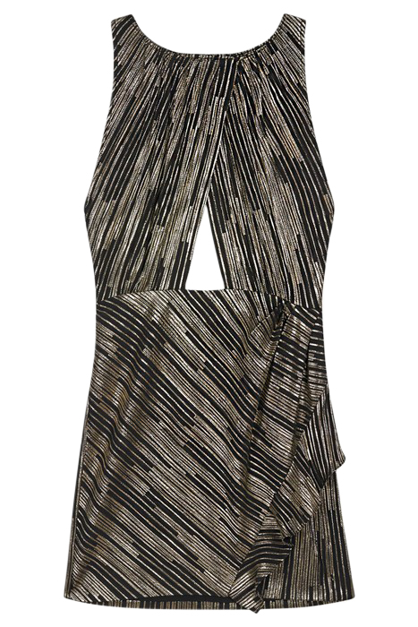 DORLIA DRESS IN BLACK/GOLD 4