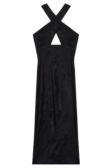 CALVINO DRESS IN SHINY BLACK 3
