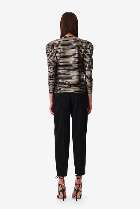 CHARINASPE BLOUSE IN BLACK/GOLD 3