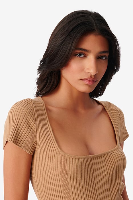 PAYSA T-SHIRT IN CAMEL 5