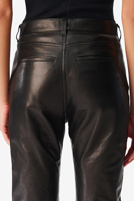 JALIL LEATHER PANT IN BLACK 5