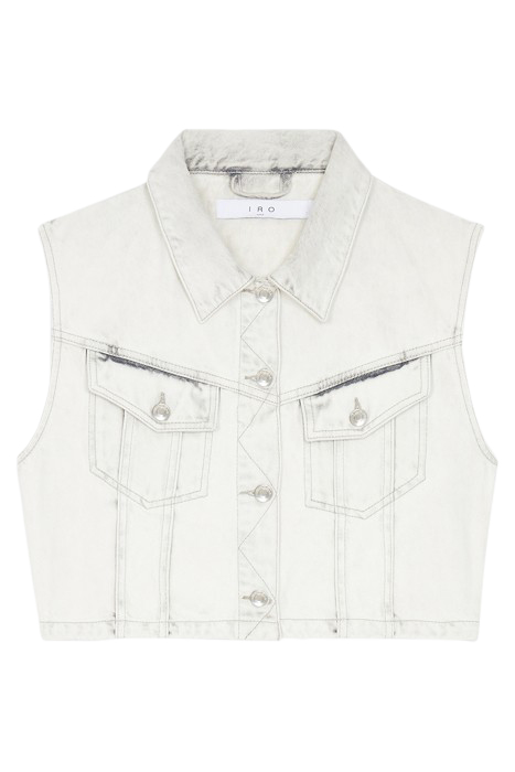 CLODI VEST IN LIGHT GREY 4