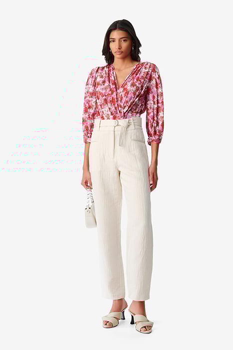 MAELLA BLOUSE IN RED MULTICO 2