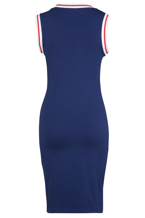 THISTED V-NECK DRESS MEDIEVAL BLUE 2