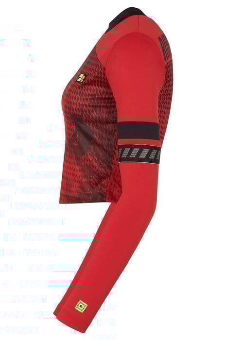 C27 CROPPED LONGSLEEVE TRUE RED-BLACK 3