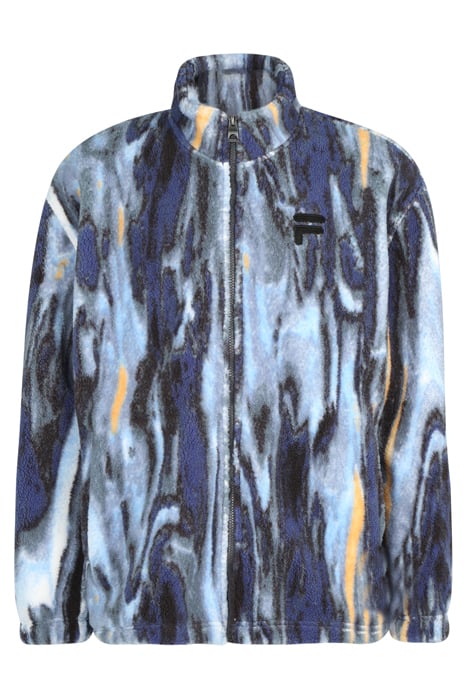 COUZEIX AOP ZIPPER JACKET BLUE MELTING AOP 4