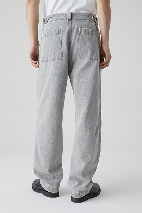 STYLE NAME BELFAST WIDE JEANS LIGHT GREY 2