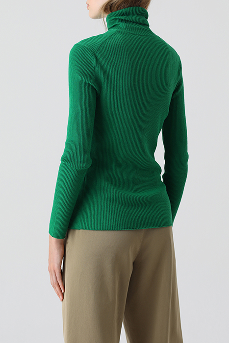 SLIM ROLLI LONG SLEEVE KNITS GREEN PATINA 2