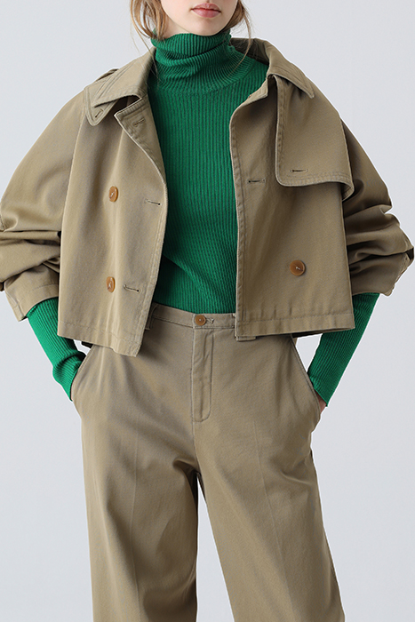 SLIM ROLLI LONG SLEEVE KNITS GREEN PATINA 6