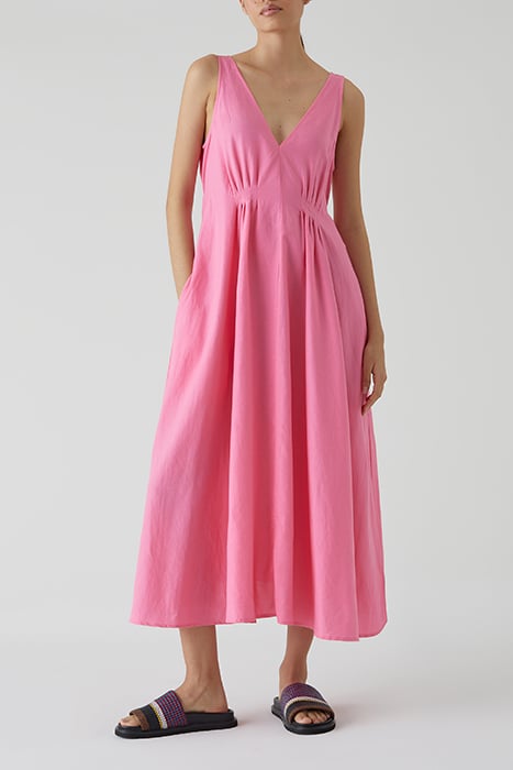 V-NECK DART DRESS DRESSES PINK LILIES 1