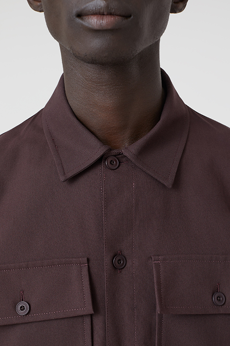 UTILITY SHIRT SHIRTS & BLOUSES FIG PURPLE 6