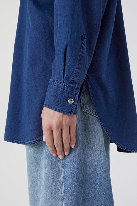 BASIC SHIRT SHIRTS & BLOUSES DARK BLUE 6