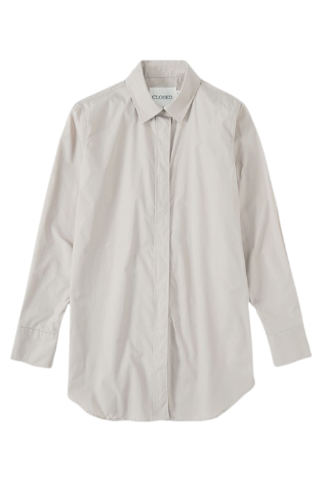 FITTED LONG BLOUSE SHIRTS & BLOUSES PLASTER BEIGE 4