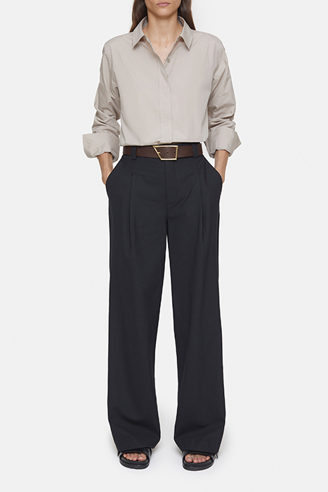 FITTED LONG BLOUSE SHIRTS & BLOUSES PLASTER BEIGE 3