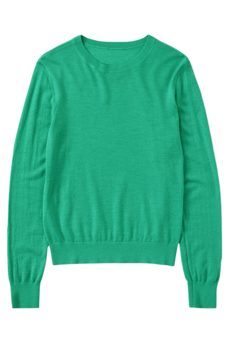 CREW NECK LONG SLEEVE KNITS NEW GREEN 4