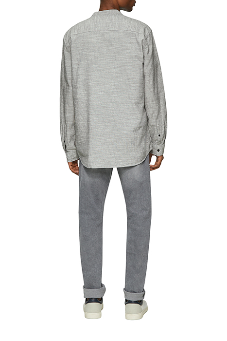 S.OLIVER-QS HEMDEN GREY/BLACK 3