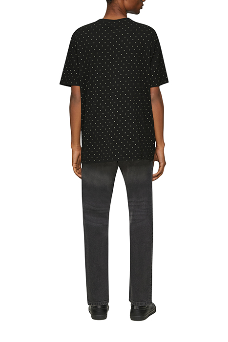 S.OLIVER-QS T-SHIRTS GREY/BLACK 2