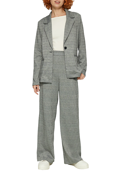 S.OLIVER-QS JACKETS-BLAZER GREY/BLACK 2