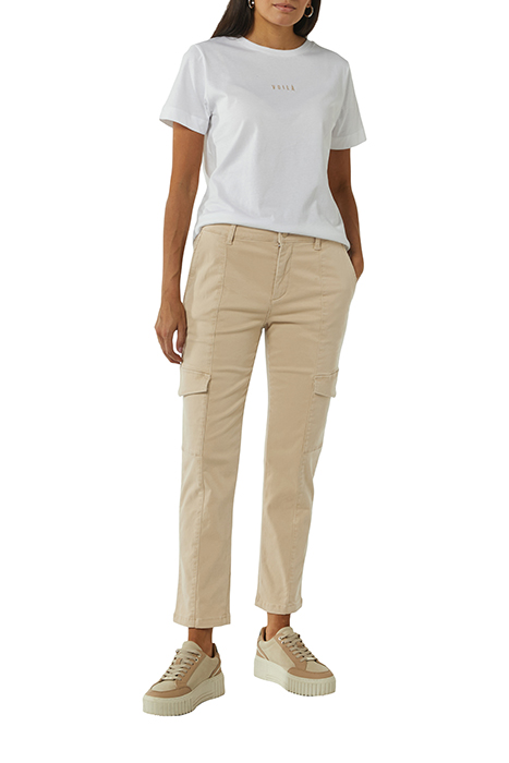 COMMA PANTS BROWN-BEIGE 2