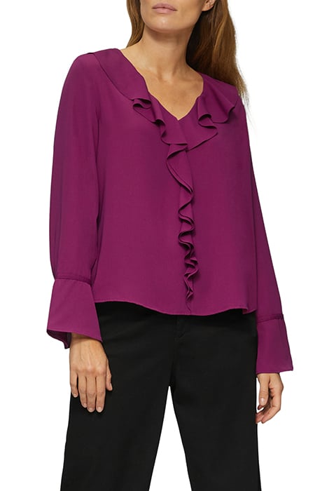 S.OLIVER BLOUSES DARK PINK 1