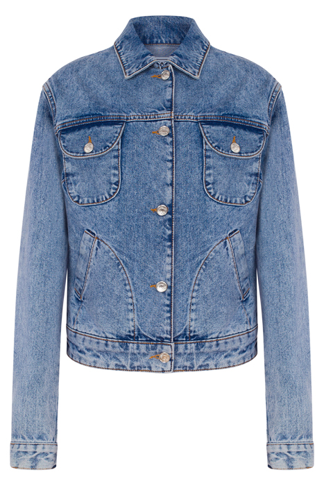 RECYCLED BLUE DENIM JACKET BLUE 3