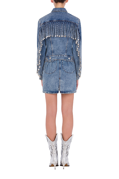 RECYCLED BLUE DENIM JACKET BLUE 2