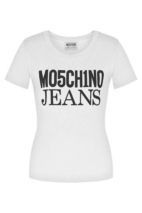 LOGO PRINT JERSEY T-SHIRT WHITE 3