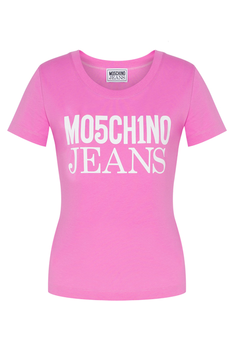 LOGO PRINT JERSEY T-SHIRT PINK 3