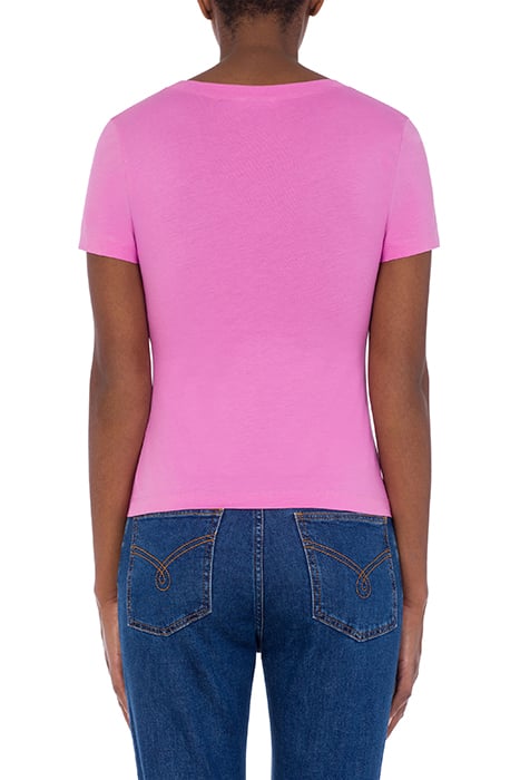 LOGO PRINT JERSEY T-SHIRT PINK 2
