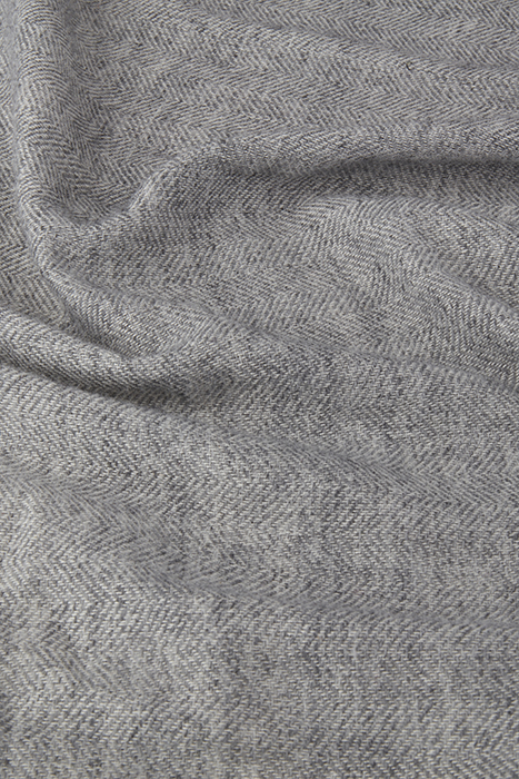 SCARVE, COTTON/WOOL/NYLON, 70 X 180 CM GREY PATTERN 3