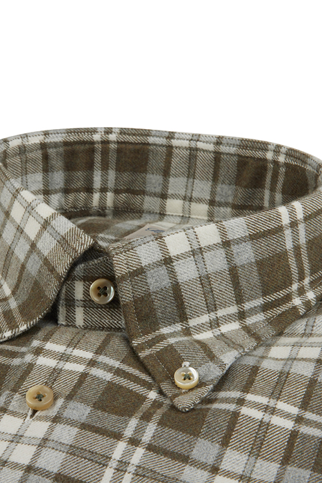 FITTED BODY/26, RC CUFF GREEN CHECK 2