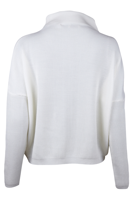 DAISIE KNIT TURTLENECK WHITE 2