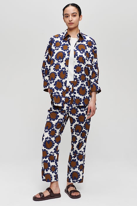 COTTON PRINTED SHIRT JAPAN BLUE 5