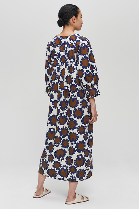 COTTON PRINTED DRESS JAPAN BLUE 2