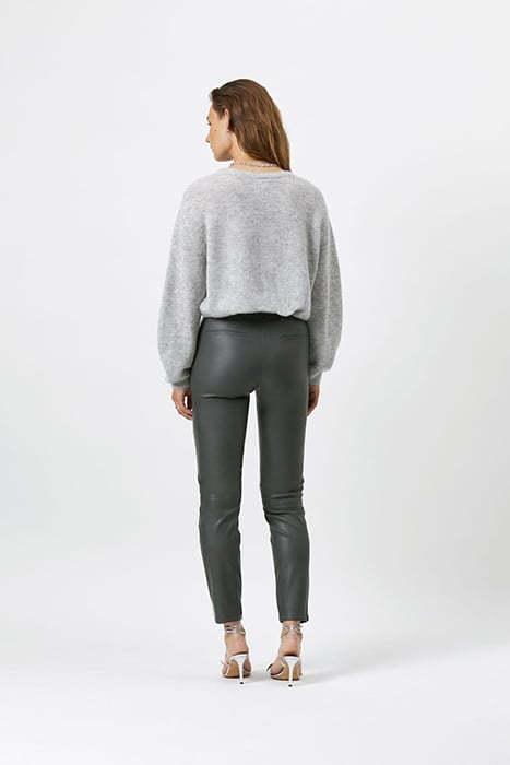 LEBON WASHED FAUX PANTS URBAN GREY 2