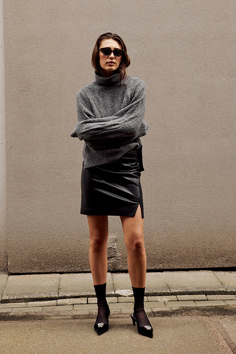 TAYLINNE FAUX SKIRT RAVEN 7