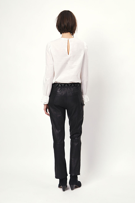 SHAUNA SMOCKED LACE TOP MILK WHITE 2