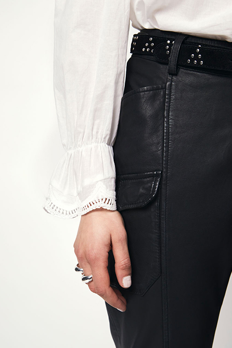 SHAUNA SMOCKED LACE TOP MILK WHITE 5