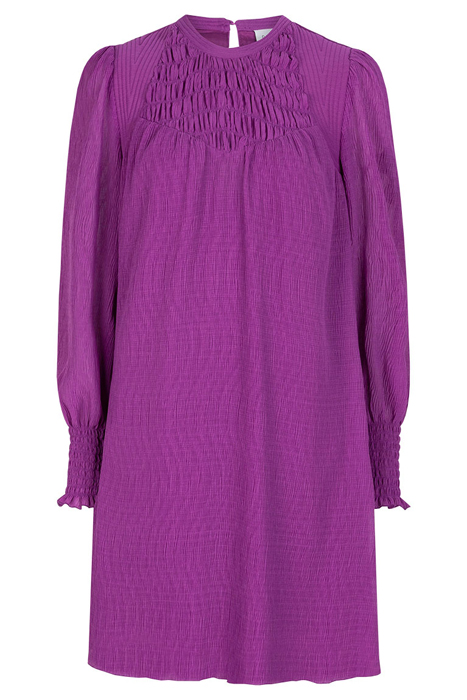 MERCURY SMOCKED MINI DRESS COSMIC VIOLET 3