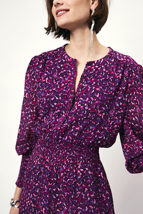 GILSEN ELIN PRINTED MINI DRESS MULTICOLOUR 4