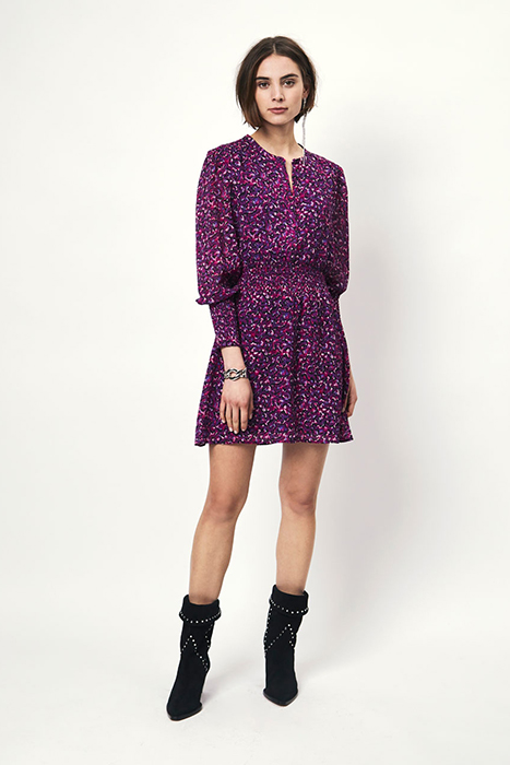 GILSEN ELIN PRINTED MINI DRESS MULTICOLOUR 1