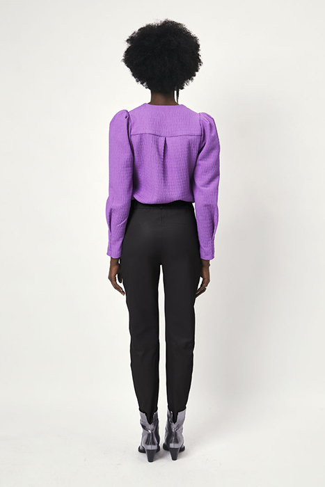 ZARGA PLEATED TOP FUNKY ORCHID 2