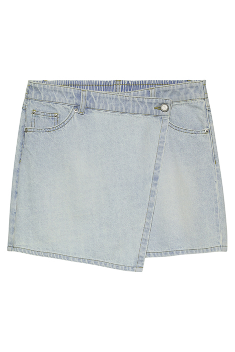 DENIM WRAP SHORTS WASHED BLUE 4