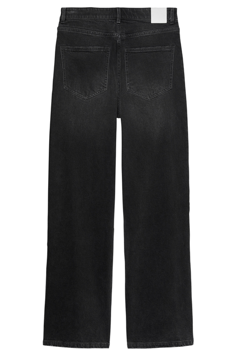 LOOSE FIT JEANS WITH LACE DETAIL WASHED BLACK 3