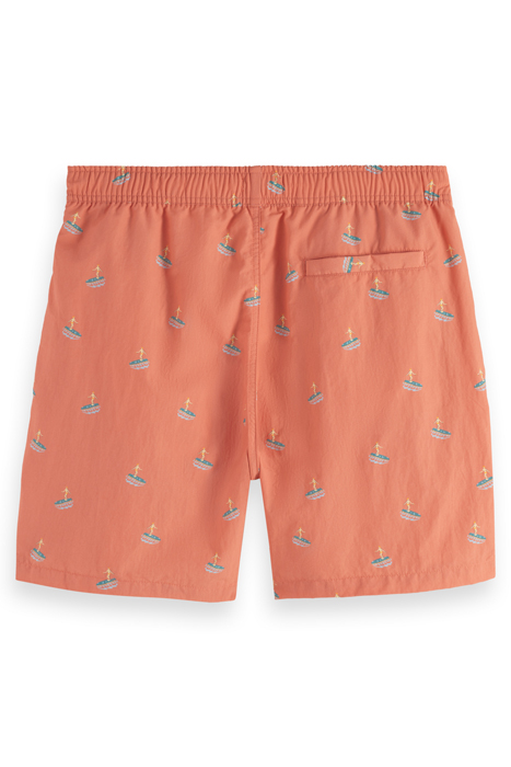 MID LENGTH - MINI PRINTED SWIMSHORT FLAMINGO SURFER AOP 5