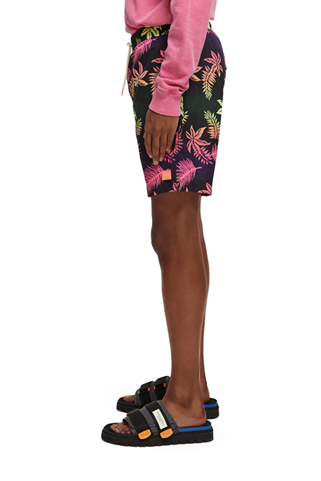 LONG LENGTH - PRINTED SWIMSHORT GRADIENT LEAF AOP 6