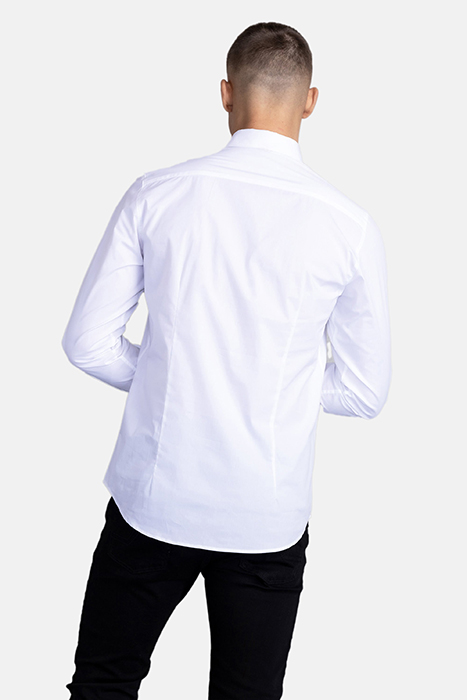 PHILLIPE SLIM EMBLEM SHIRT BRIGHT WHITE 2
