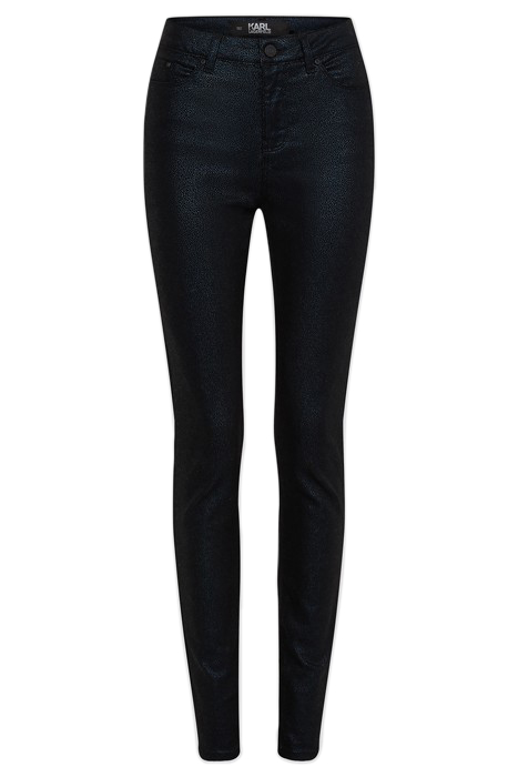 SHINY SKINNY DENIM PANTS METALIC 3